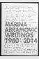 ABRAMOVIC Marina  | Writing 1960-2014